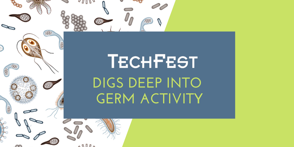 TechFest Digs Deep into Germ Activity Twitter Post